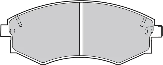 Bremsbelagsatz, Scheibenbremse Vorderachse VALEO 598051 Bild Bremsbelagsatz, Scheibenbremse Vorderachse VALEO 598051