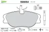 Bremsbelagsatz, Scheibenbremse Vorderachse VALEO 598064 Bild Bremsbelagsatz, Scheibenbremse Vorderachse VALEO 598064