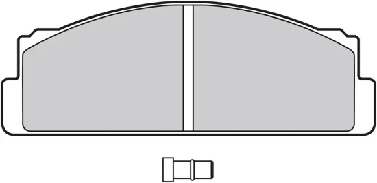 Bremsbelagsatz, Scheibenbremse Hinterachse VALEO 598088 Bild Bremsbelagsatz, Scheibenbremse Hinterachse VALEO 598088