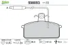 Bremsbelagsatz, Scheibenbremse Vorderachse VALEO 598093 Bild Bremsbelagsatz, Scheibenbremse Vorderachse VALEO 598093