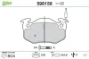 Bremsbelagsatz, Scheibenbremse Hinterachse VALEO 598158