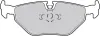 Bremsbelagsatz, Scheibenbremse Hinterachse VALEO 598259 Bild Bremsbelagsatz, Scheibenbremse Hinterachse VALEO 598259