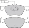 Bremsbelagsatz, Scheibenbremse Vorderachse VALEO 598308 Bild Bremsbelagsatz, Scheibenbremse Vorderachse VALEO 598308