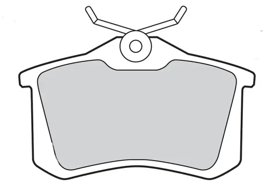 Bremsbelagsatz, Scheibenbremse Hinterachse VALEO 598463 Bild Bremsbelagsatz, Scheibenbremse Hinterachse VALEO 598463