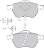 Bremsbelagsatz, Scheibenbremse Vorderachse VALEO 598483 Bild Bremsbelagsatz, Scheibenbremse Vorderachse VALEO 598483