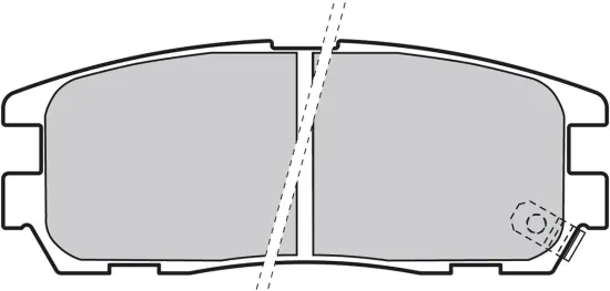 Bremsbelagsatz, Scheibenbremse Hinterachse VALEO 598507 Bild Bremsbelagsatz, Scheibenbremse Hinterachse VALEO 598507