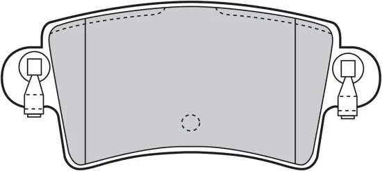 Bremsbelagsatz, Scheibenbremse Hinterachse VALEO 598538 Bild Bremsbelagsatz, Scheibenbremse Hinterachse VALEO 598538