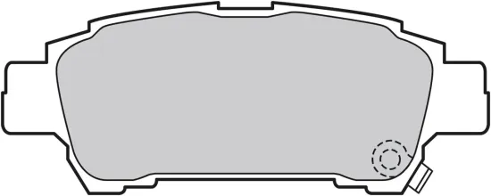 Bremsbelagsatz, Scheibenbremse Hinterachse VALEO 598542 Bild Bremsbelagsatz, Scheibenbremse Hinterachse VALEO 598542