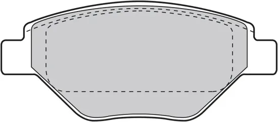 Bremsbelagsatz, Scheibenbremse Vorderachse VALEO 598557 Bild Bremsbelagsatz, Scheibenbremse Vorderachse VALEO 598557