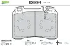 Bremsbelagsatz, Scheibenbremse Vorderachse VALEO 598601 Bild Bremsbelagsatz, Scheibenbremse Vorderachse VALEO 598601