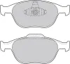 Bremsbelagsatz, Scheibenbremse Vorderachse VALEO 598639 Bild Bremsbelagsatz, Scheibenbremse Vorderachse VALEO 598639