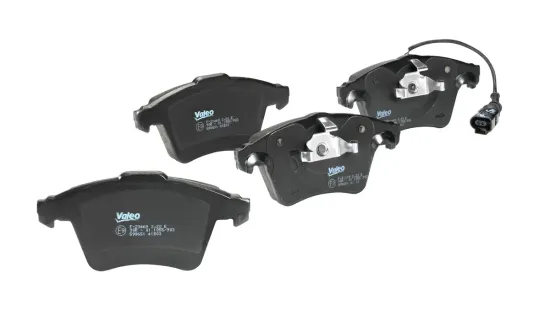Bremsbelagsatz, Scheibenbremse Vorderachse VALEO 598651 Bild Bremsbelagsatz, Scheibenbremse Vorderachse VALEO 598651