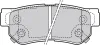 Bremsbelagsatz, Scheibenbremse Hinterachse VALEO 598748 Bild Bremsbelagsatz, Scheibenbremse Hinterachse VALEO 598748