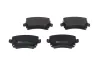 Bremsbelagsatz, Scheibenbremse Hinterachse VALEO 598752 Bild Bremsbelagsatz, Scheibenbremse Hinterachse VALEO 598752