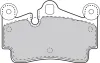 Bremsbelagsatz, Scheibenbremse Hinterachse VALEO 598770 Bild Bremsbelagsatz, Scheibenbremse Hinterachse VALEO 598770