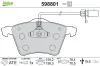 Bremsbelagsatz, Scheibenbremse Vorderachse VALEO 598801 Bild Bremsbelagsatz, Scheibenbremse Vorderachse VALEO 598801