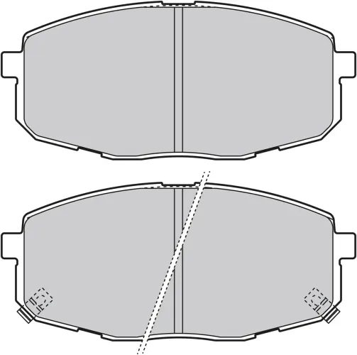 Bremsbelagsatz, Scheibenbremse Vorderachse VALEO 598842 Bild Bremsbelagsatz, Scheibenbremse Vorderachse VALEO 598842