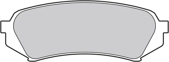 Bremsbelagsatz, Scheibenbremse Hinterachse VALEO 598865 Bild Bremsbelagsatz, Scheibenbremse Hinterachse VALEO 598865
