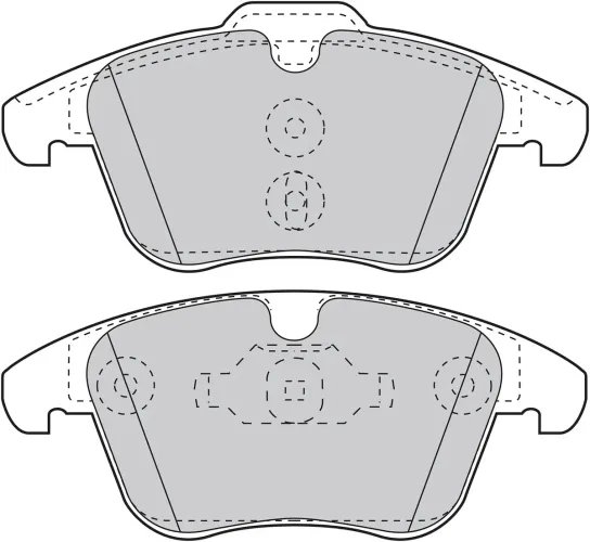 Bremsbelagsatz, Scheibenbremse Vorderachse VALEO 598879 Bild Bremsbelagsatz, Scheibenbremse Vorderachse VALEO 598879