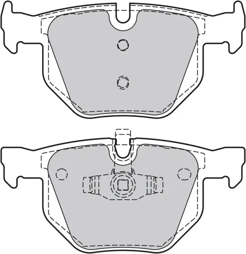 Bremsbelagsatz, Scheibenbremse Hinterachse VALEO 598885 Bild Bremsbelagsatz, Scheibenbremse Hinterachse VALEO 598885