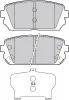 Bremsbelagsatz, Scheibenbremse Hinterachse VALEO 598945 Bild Bremsbelagsatz, Scheibenbremse Hinterachse VALEO 598945