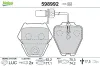 Bremsbelagsatz, Scheibenbremse Vorderachse VALEO 598992
