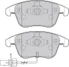 Bremsbelagsatz, Scheibenbremse Vorderachse VALEO 598996 Bild Bremsbelagsatz, Scheibenbremse Vorderachse VALEO 598996