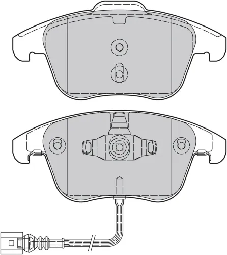 Bremsbelagsatz, Scheibenbremse Vorderachse VALEO 601036 Bild Bremsbelagsatz, Scheibenbremse Vorderachse VALEO 601036
