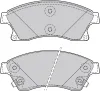 Bremsbelagsatz, Scheibenbremse Vorderachse VALEO 601071 Bild Bremsbelagsatz, Scheibenbremse Vorderachse VALEO 601071