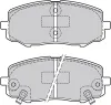 Bremsbelagsatz, Scheibenbremse Vorderachse VALEO 601131 Bild Bremsbelagsatz, Scheibenbremse Vorderachse VALEO 601131