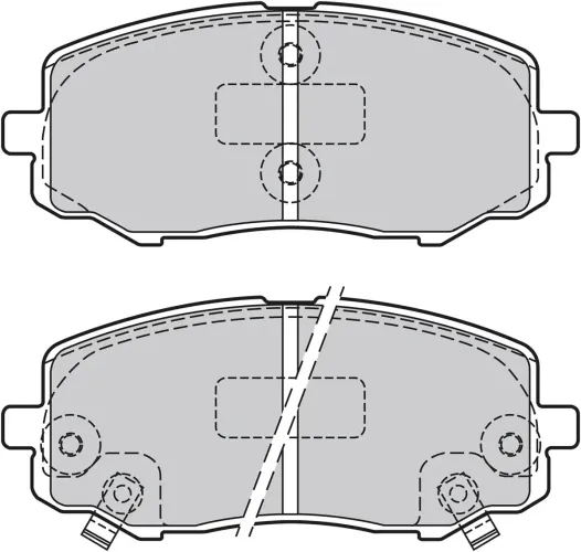 Bremsbelagsatz, Scheibenbremse Vorderachse VALEO 601131 Bild Bremsbelagsatz, Scheibenbremse Vorderachse VALEO 601131