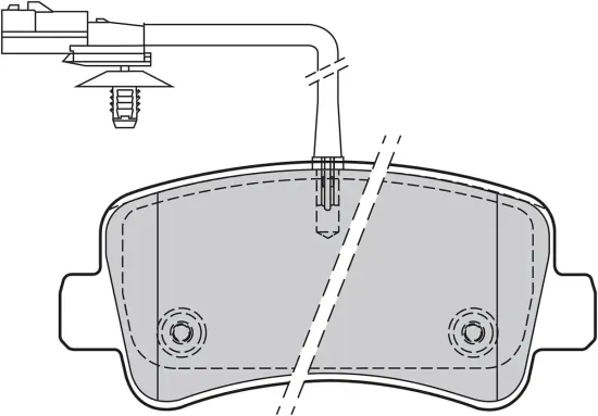 Bremsbelagsatz, Scheibenbremse Hinterachse VALEO 601151 Bild Bremsbelagsatz, Scheibenbremse Hinterachse VALEO 601151