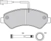 Bremsbelagsatz, Scheibenbremse Vorderachse VALEO 601276 Bild Bremsbelagsatz, Scheibenbremse Vorderachse VALEO 601276
