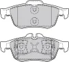 Bremsbelagsatz, Scheibenbremse Hinterachse VALEO 601292 Bild Bremsbelagsatz, Scheibenbremse Hinterachse VALEO 601292