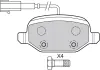 Bremsbelagsatz, Scheibenbremse Hinterachse VALEO 601302 Bild Bremsbelagsatz, Scheibenbremse Hinterachse VALEO 601302