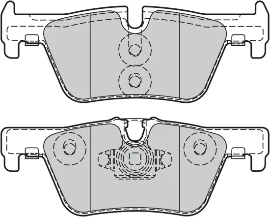Bremsbelagsatz, Scheibenbremse Hinterachse VALEO 601311 Bild Bremsbelagsatz, Scheibenbremse Hinterachse VALEO 601311