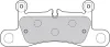 Bremsbelagsatz, Scheibenbremse Hinterachse VALEO 601387 Bild Bremsbelagsatz, Scheibenbremse Hinterachse VALEO 601387