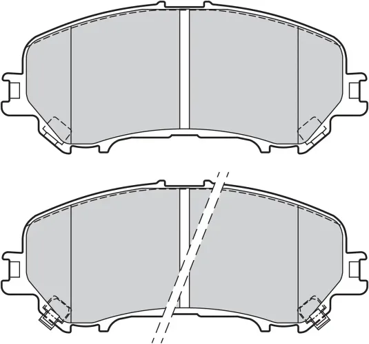 Bremsbelagsatz, Scheibenbremse Vorderachse VALEO 601415 Bild Bremsbelagsatz, Scheibenbremse Vorderachse VALEO 601415