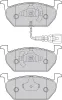 Bremsbelagsatz, Scheibenbremse Vorderachse VALEO 601426 Bild Bremsbelagsatz, Scheibenbremse Vorderachse VALEO 601426