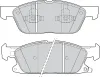 Bremsbelagsatz, Scheibenbremse Vorderachse VALEO 601588 Bild Bremsbelagsatz, Scheibenbremse Vorderachse VALEO 601588