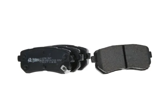 Bremsbelagsatz, Scheibenbremse Hinterachse VALEO 610340 Bild Bremsbelagsatz, Scheibenbremse Hinterachse VALEO 610340