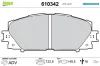 Bremsbelagsatz, Scheibenbremse Vorderachse VALEO 610342