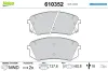Bremsbelagsatz, Scheibenbremse Vorderachse VALEO 610352 Bild Bremsbelagsatz, Scheibenbremse Vorderachse VALEO 610352