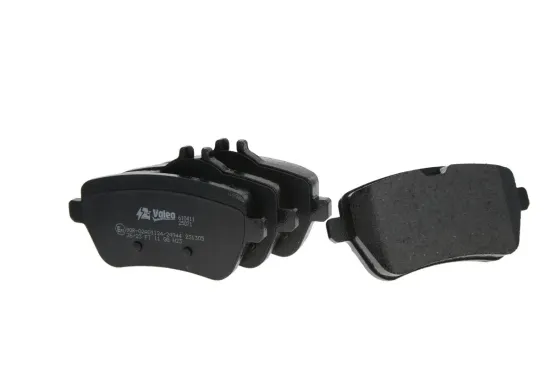 Bremsbelagsatz, Scheibenbremse Hinterachse VALEO 610411 Bild Bremsbelagsatz, Scheibenbremse Hinterachse VALEO 610411