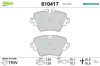 Bremsbelagsatz, Scheibenbremse Vorderachse VALEO 610417