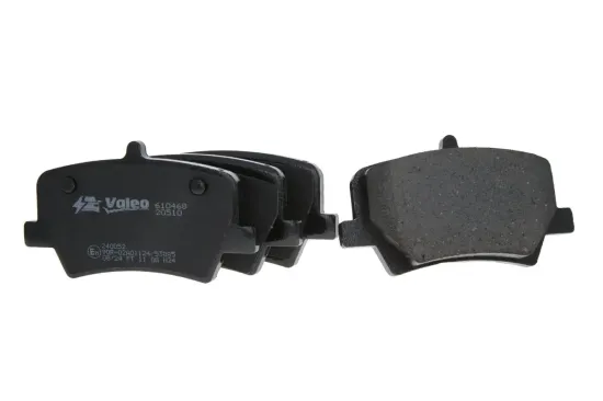 Bremsbelagsatz, Scheibenbremse Hinterachse VALEO 610468 Bild Bremsbelagsatz, Scheibenbremse Hinterachse VALEO 610468