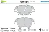Bremsbelagsatz, Scheibenbremse Hinterachse VALEO 610484 Bild Bremsbelagsatz, Scheibenbremse Hinterachse VALEO 610484