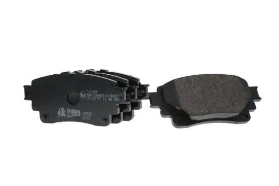 Bremsbelagsatz, Scheibenbremse Hinterachse VALEO 610508 Bild Bremsbelagsatz, Scheibenbremse Hinterachse VALEO 610508