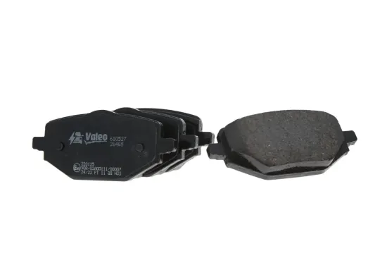 Bremsbelagsatz, Scheibenbremse Hinterachse VALEO 610527 Bild Bremsbelagsatz, Scheibenbremse Hinterachse VALEO 610527