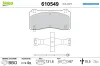 Bremsbelagsatz, Scheibenbremse Vorderachse VALEO 610549 Bild Bremsbelagsatz, Scheibenbremse Vorderachse VALEO 610549